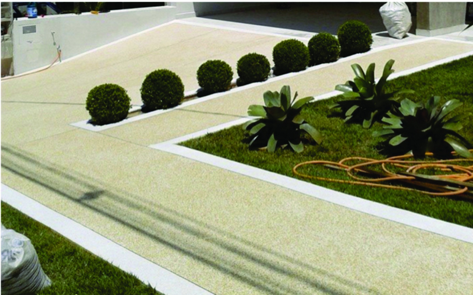 Piso fulget em jardim residencial